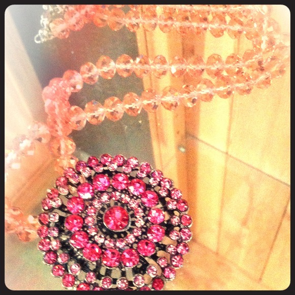 233 . Faceted Austrian crystal beads and .