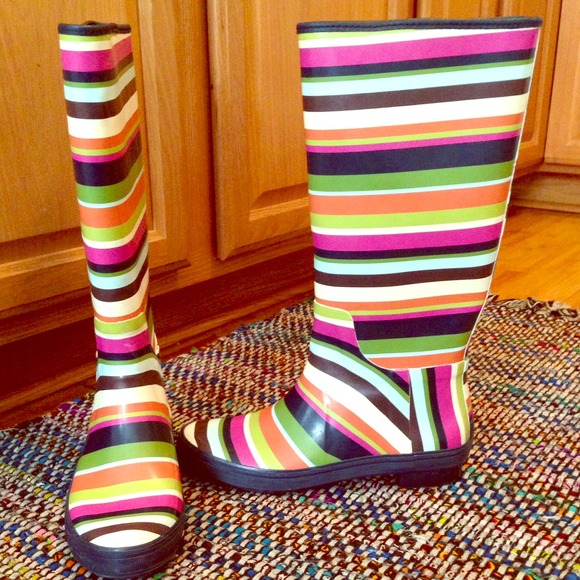 Reserved @linniepooh COACH "Pammie" Rainboots sz 7