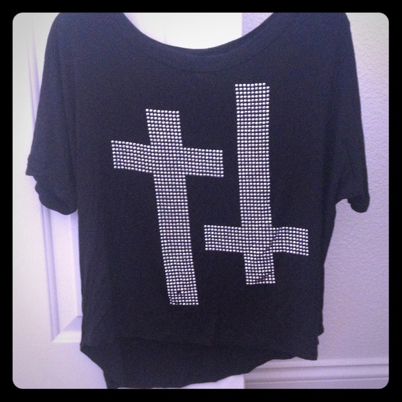 Double Cross Oversize Shirt