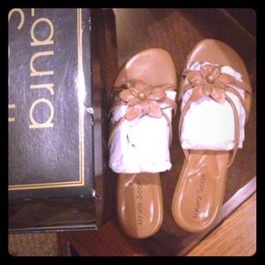 A new pair of Laura Scott flats.