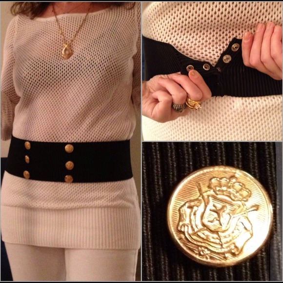 CLOSING SALE Vintage Stretch Sailor Belt