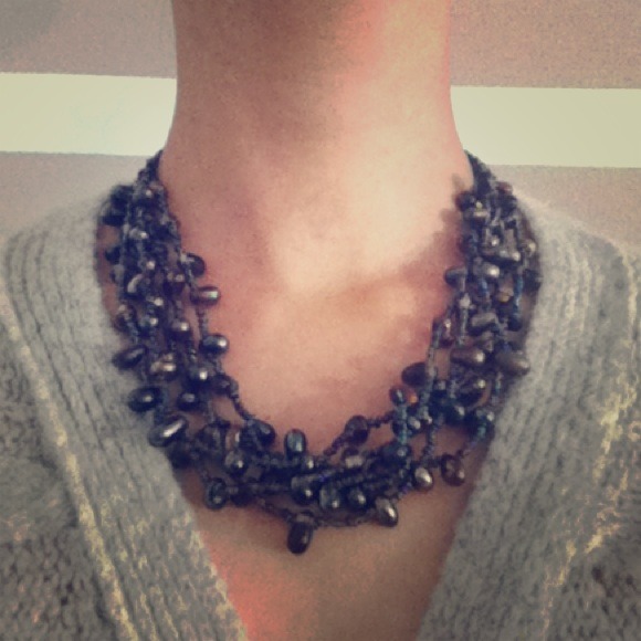 💢SOLD💢 Gorgeous glass beads necklace 💙