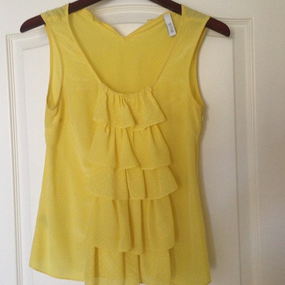 Sine yellow top with mini dots - Picture 1 of 1