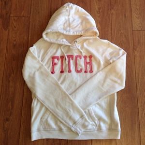 Abercrombie & Fitch white hoodie