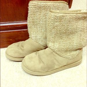 Tan boots