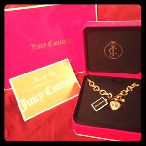 🚫SOLD-EBAY🚫 Juicy Couture pave heart necklace