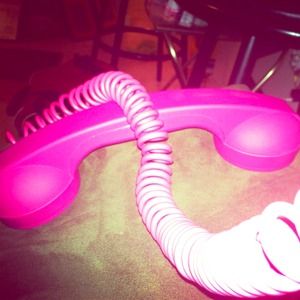 Pink Retro Phone