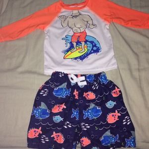 Totally adorable Children's Place swimsuit.