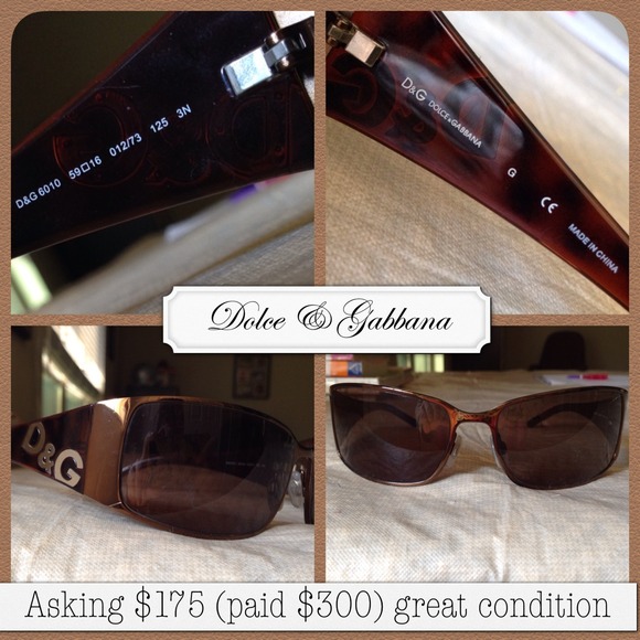 >>SOLD<<Authentic Dolce & Gabbana sunglasses. - Picture 1 of 2
