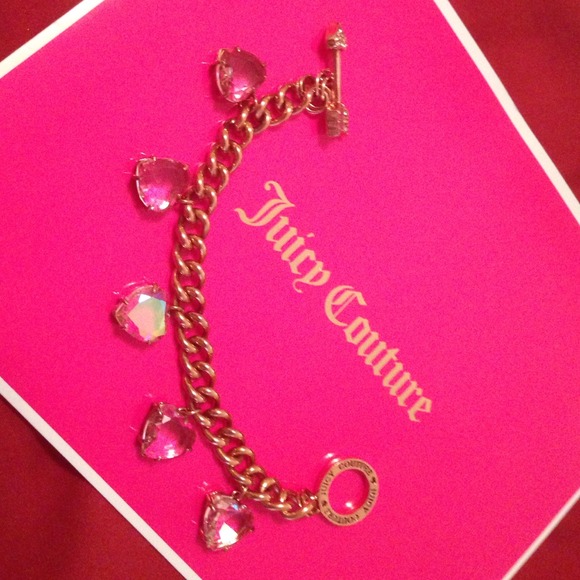 🚫SOLD-EBAY🚫 Juicy Couture heart charm bracelet - Picture 4 of 4