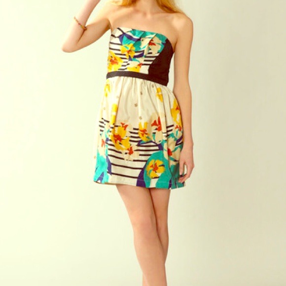 Silk Printed Cocktail Dress
