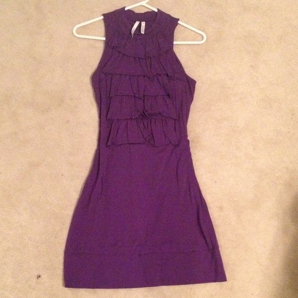 Michael Stars Ruffle Front Dress - Picture 2 of 3