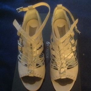 Boutique9 Gladiator sandals with 2" heels