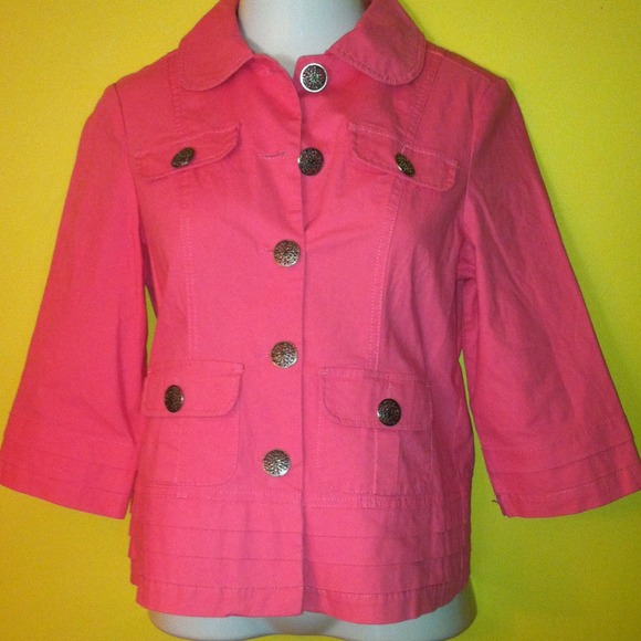 NWOT PL Baccini cotton blazer/jacket with pockets