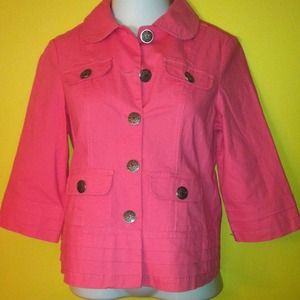 NWOT PL Baccini cotton blazer/jacket with pockets