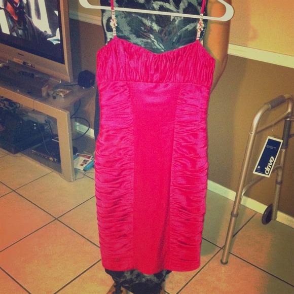 Sexy fitted evening dress size 6