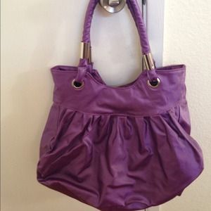 Large purple bag