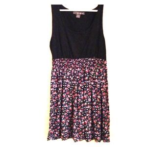 Floral Print Skater Dress