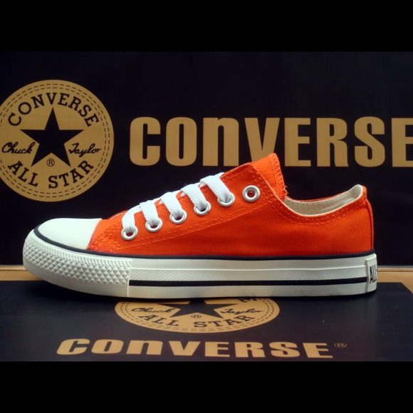 Orange converse