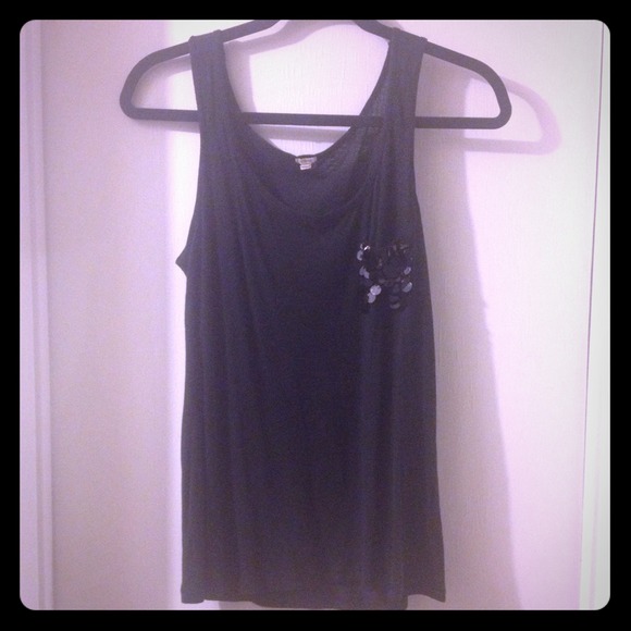 J Crew Top with a Sequin Detail Pocket