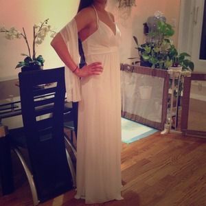 Gorgeous white long gown