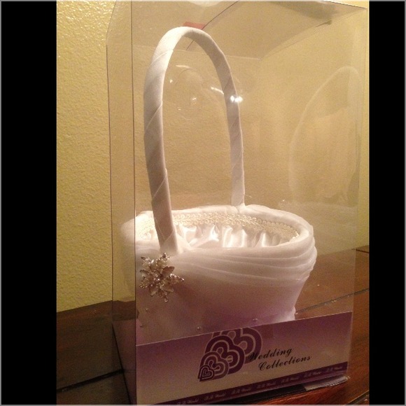 Little girl flower basket