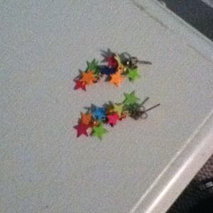 Star earrings