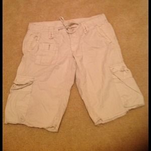 American Eagle White Shorts