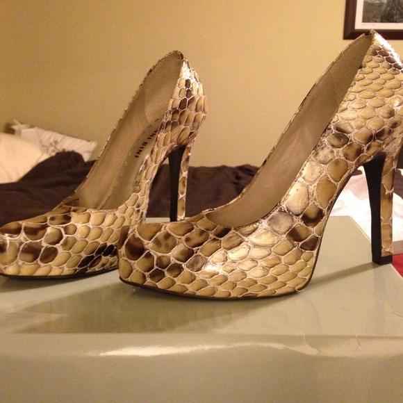 Snake skin heels!  Super sexy!!  Must see!!!