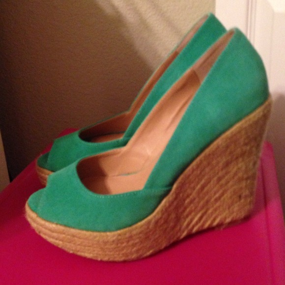 Turquoise Wedges - Picture 2 of 2
