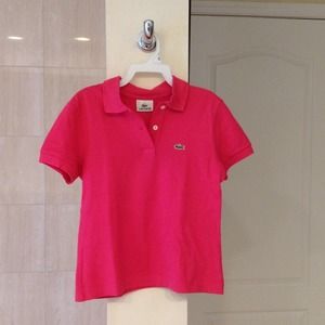 Lacoste girls size 14 polo shirt