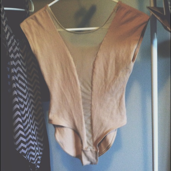 American Apparel Nude body suit