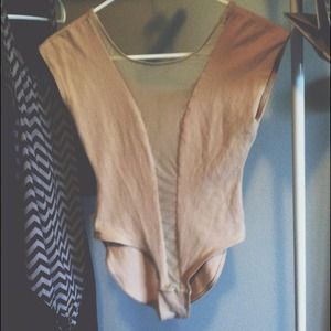 American Apparel Nude body suit