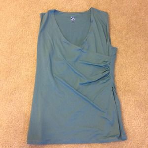 Title 9 workout top with rusching. Super cute on!