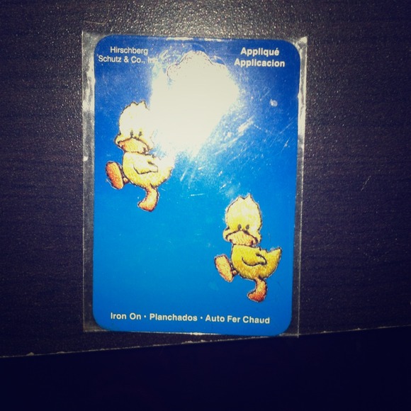 Duck iron-on patches