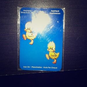 Duck iron-on patches