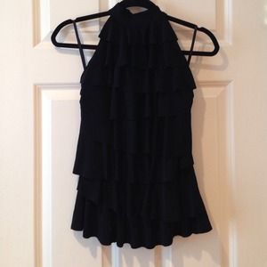 Ruffle halter