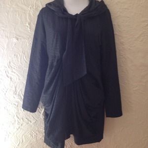 🎀HostPick🎀 Black Sateen Coat