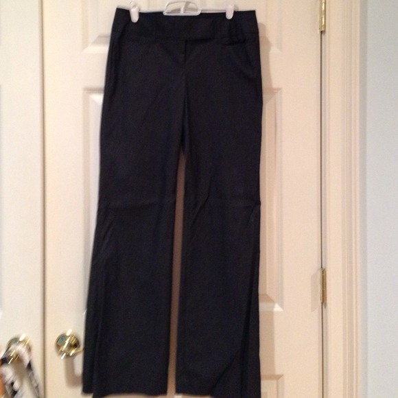 Dark denim look but it is a dress pant