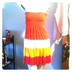 Strapless dress