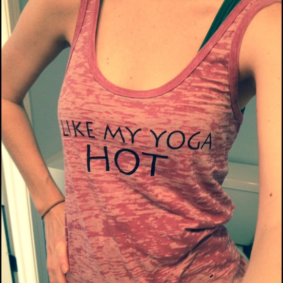 I Like My Yoga Hot Tank