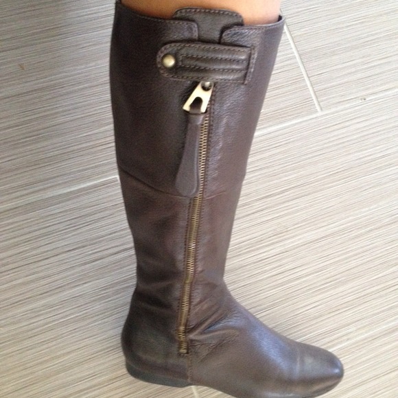 🚫Traded🚫Chocolate leather knee high boots