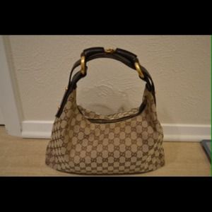 Gucci Medium Horse Bit Hobo Bag