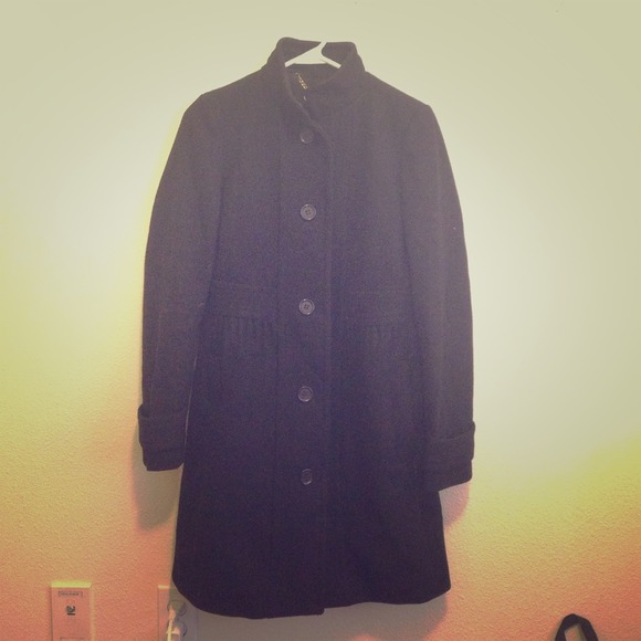 J Crew Black Coat. REDUCED PRICE!