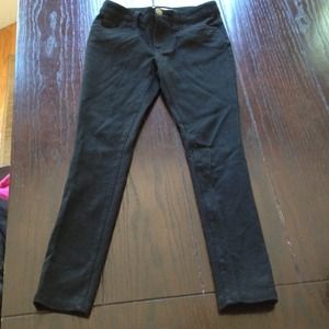 Girls black skinny stretch pants