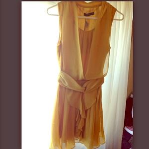 NEW THML Ruffled drape Dress