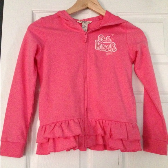 Girls pink Osh Kosh hoodie