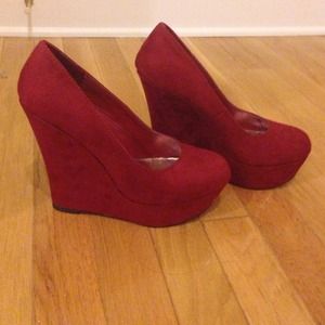 Beautiful deep red wedges