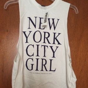 New York City Girl Brandy Muscle Tee