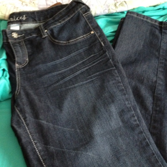 **bundle**Maurices jeggings+baby blue plaid tank